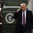 Le président américain Donald J.Trump arrive à la Maison Blanche à son retour de Bedminster, à Washington, The District, Etats-Unis, le 1er octobre 2020. Le président des Etats-Unis a été testé positif au Coronavirus (Covid-19).