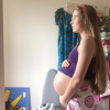 Jessie Cave, enceinte de son troisième enfant. Octobre 2020.