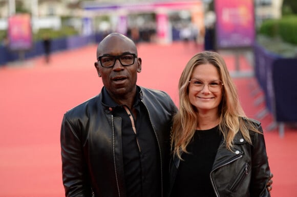 Lucien Jean-Baptiste et sa femme Aurélie Nollet à la première de "ADN" lors du 46ème Festival du Cinéma Américain de Deauville © Rachid Bellak/Bestimage 