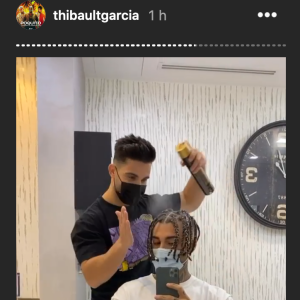 Thibault Garcia dévoile sa nouvelle coupe de cheveux déjantée - Instagram, 25 octobre 2020