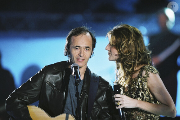 Archives - Le chanteur Jean-Jacques Goldman en présence de Céline Dion. © Patrick Carpentier / Bestimage