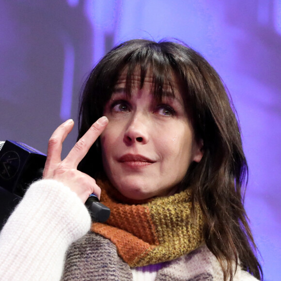 Sophie Marceau lors de la présentation du film "Mme Mills, une voisine si parfaite" au 21ème festival international du film de comédie de l'Alpe d'Huez le 19 janvier 2018. S.Marceau est la réalisatrice du film et interprète le rôle de Helène. © Dominique Jacovides / Bestimage 