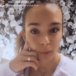 Marine Lorphelin révèle avoir des symptômes de la Covid-19. Octobre 2020.