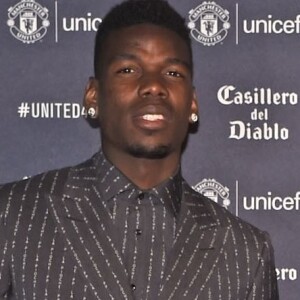 Info - Paul Pogba testé positif au COVID-19 - Info - La voiture de Paul Pogba saisie par la police anglaise en raison d'un problème d'immatriculation - Paul Pogba lors du dîner de gala caritatif "Manchester United "United for UNICEF" au Old Trafford à Manchester, Royaume Uni, le 22 janvier 2019.