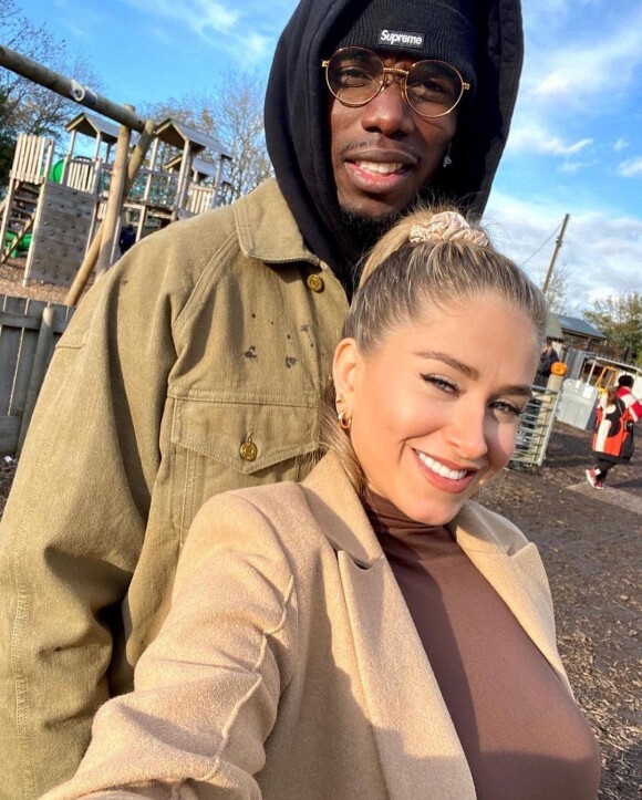 Paul Pogba et sa femme Maria Salaues sur Instagram.