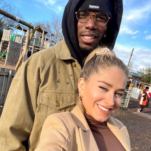 Paul Pogba et sa femme Maria Salaues sur Instagram.