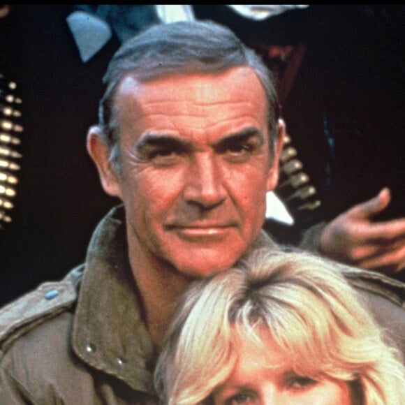 Archives - Sean Connery et Kim Basinger sur le tournage du film "Never say never again".