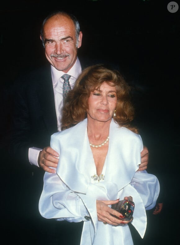 Archives - Sean Connery et sa femme Michelne Roquebrune. 1992. @Michael Ferguson/PHOTOlink / MediaPunch