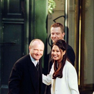 Mariage de Phil Collins et d'Orianne Cevey à l'hôtel Beau-Rivage de Lausanne, en Suisse.