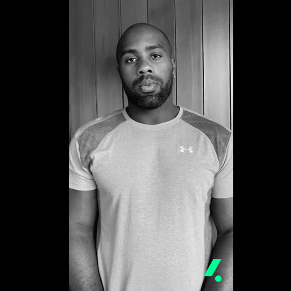 Teddy Riner - Hommage en poésie à Samuel Paty avec le collectif Music4heroes. Le 2 novembre 2020.