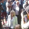 June et Barry Steenkamp, lors de leur arrivée à la North Gauteng High Court de Pretoria, le 21 octobre 2014