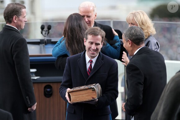 Beau Biden et Barack Obama à Washington, le 21 janvier 2013