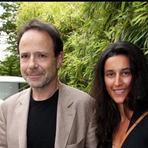 Pauline Lévêque et son homme Marc - People à la quinzième journée des Internationaux de Roland Garros.