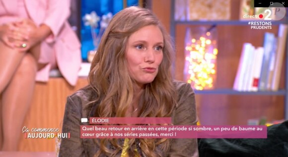 Magalie Madison dans l'émission "Ca commence aujourd'hui", sur France 2.