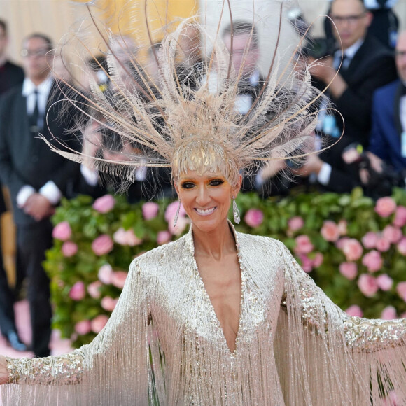 Celine Dion arrive au MET Gala à New York