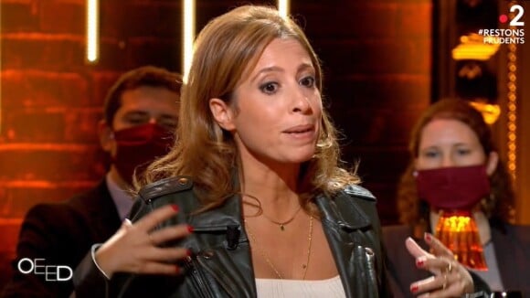 Léa Salamé invitée dans l'émission "On est presque en direct", sur France 2.