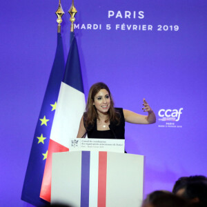 Léa Salamé au dîner annuel du Conseil de Coordination des organisations Arméniennes de France (CCAF) à l'hôtel du Collectionneur à Paris, France, le 5 février 2019. © Dominique Jacovides/Bestimage