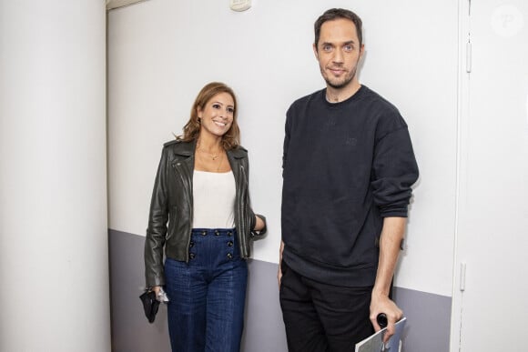 Exclusif - Lea Salamé et Grand Corps Malade ( Fabien Marsaud) - Backstage pendant l'enregistrement de l'émission On Est Presque En Direct, présentée par L.Ruquier, et diffusée sur France 2 avec pour invités : M.Kaye, C.Bruni, L.Salamé, R.Bachelot, G.C.Malade, D.Foenkinos et d'autres à Paris le 14 novembre 2020. - © Jack Tribeca / Bestimage 