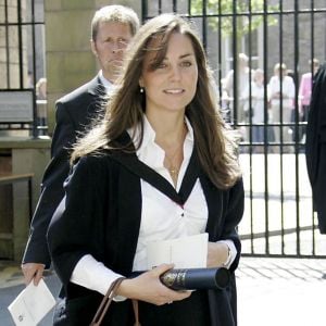 Kate Middleton lors de sa remise de diplôme à l'Université St Andrews, en Ecosse.