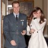 Le prince William et Kate Middleton lors du 90e anniversaire de la Royal Air Force en 2008.