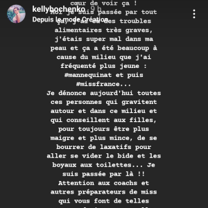 Kelly Bochenko dénonce un placement de produits de Maeva Ghennam, le 14 novembre 2020