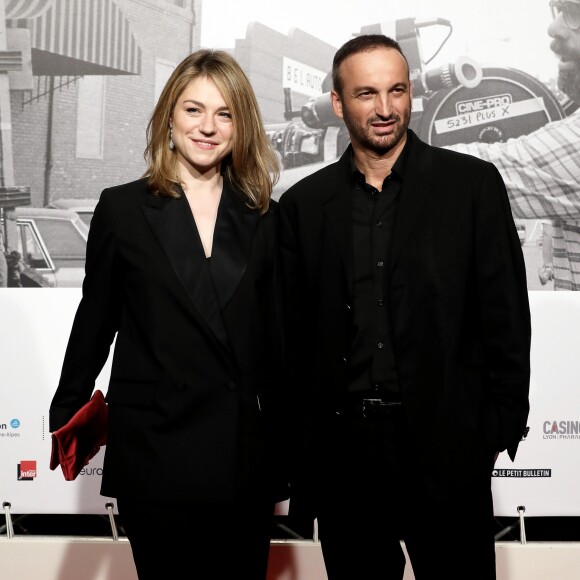 Emilie Dequenne et son mari Michel Ferracci à la cérémonie d'ouverture à la Halle Tony Garnier du 11ème Festival Lumiere 2019 de Lyon le 12 octobre 2019. © Dominique Jacovides / Bestimage