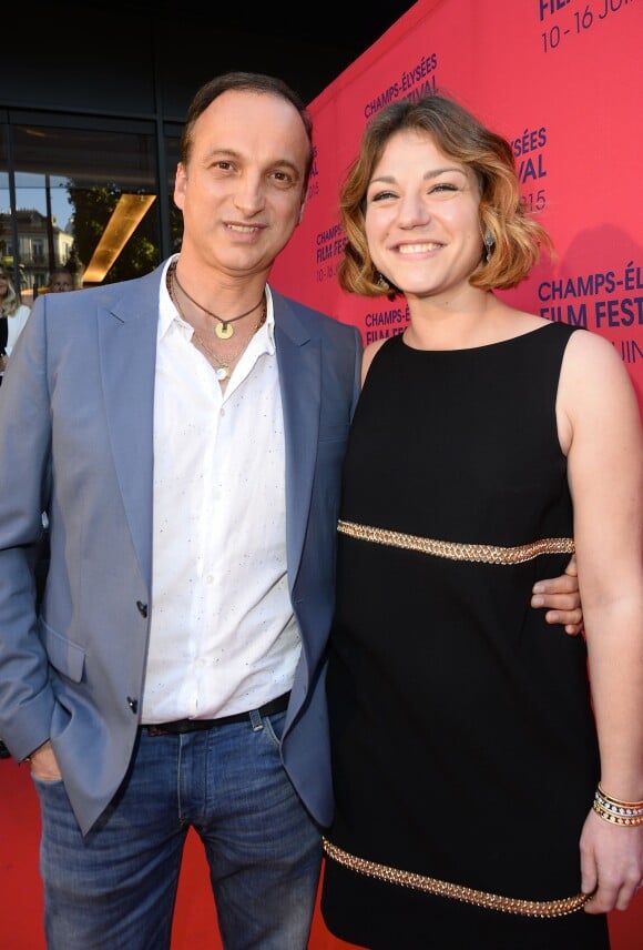 Michel Ferracci et sa femme Emilie Dequenne (habillée en Paule Ka et en bijoux Van Cleef & Arpels) à la soirée de clôture du 4e Champs Elysées Film Festival à Paris, il y a cinq ans.