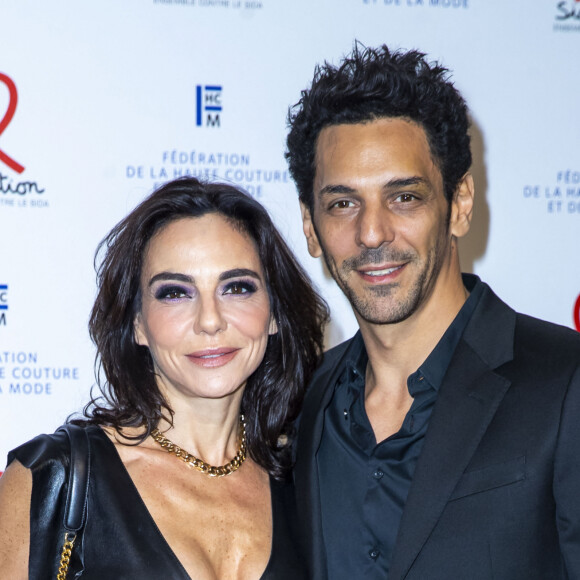 Tomer Sisley et sa femme Sandra lors du photocall de la 18ème édition du "Dîner de la mode du Sidaction" au Pavillon Cambon Capucines - Potel et Chabot à Paris, France, le 23 janvier 2020. © Olivier Borde/Bestimage 