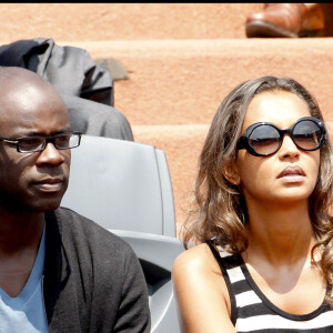 Karine Le Marchand et Lilian Thuram - Archives. 2010