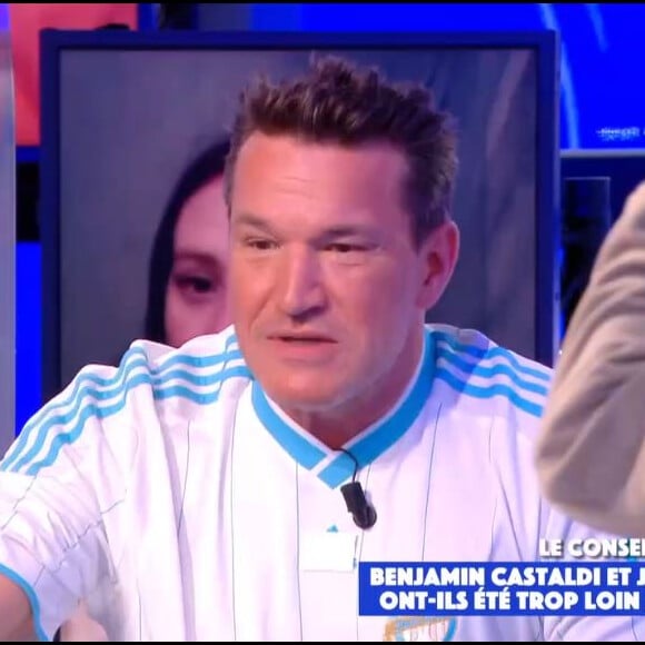 Benjamin Castaldi s'explique avec René Malleville dans "Touche pas à mon poste", le 19 novembre 2020, sur C8