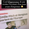 Emilie Picch, ex-chroniqueuse sur NRJ12. Elle travaille aujourd'hui pour Radio Star à Marseille. Elle a fait une réponse hillarante à une erreur sur son nom de famille réalisée par le journal "La Provence".