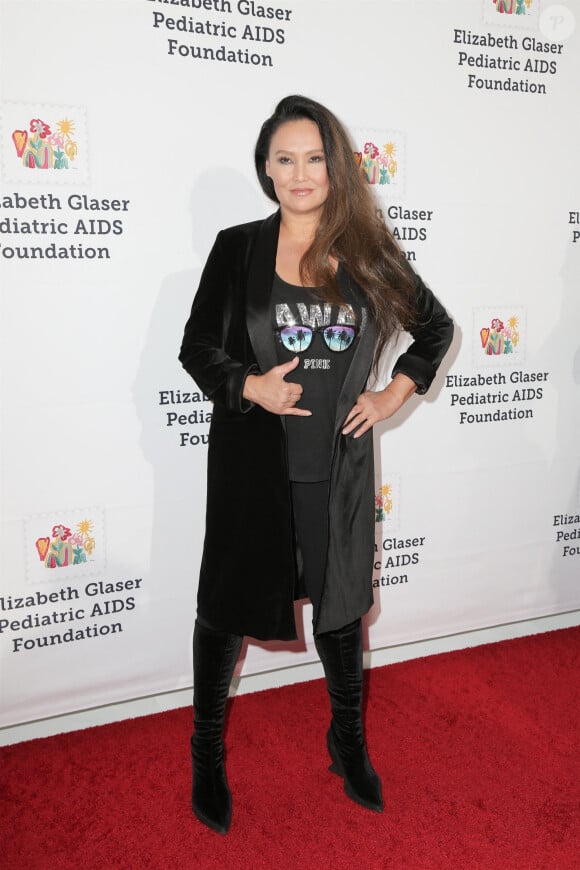 Tia Carrere à la soirée Elizabeth Glaser Pediatric AIDS Foundation à Culver City, Californie, Etats-Unis, le 28 octobre 2018. 