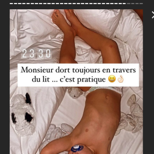 Caroline Receveur révèle toujours dormir avec son fils Marlon (2 ans) le soir - Instagram