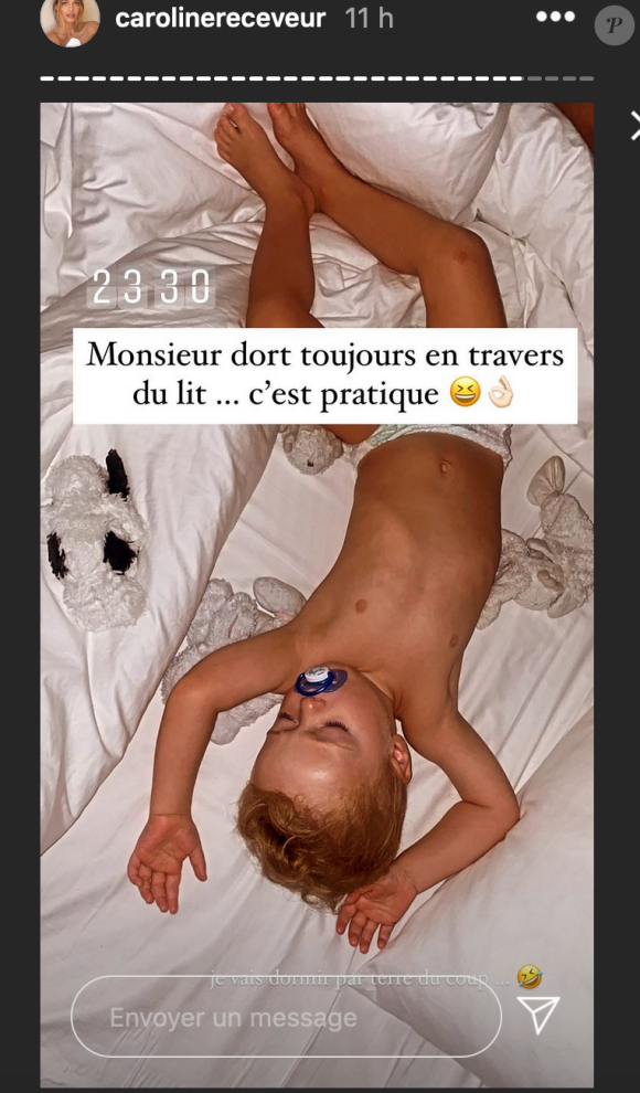 Caroline Receveur révèle toujours dormir avec son fils Marlon (2 ans) le soir - Instagram