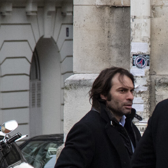 Christophe Dominici - Obsèques du jeune rugbyman Nicolas Chauvin en l'église Notre Dame d'Auteuil à Paris le 19 décembre 2018.