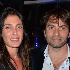 Christophe Dominici et sa femme Loretta - Soirée de lancement du Pop Up Store Mercedes Benz à Paris, le 11 mars 2014.