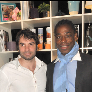 CHRISTOPHE DOMINICI ET SERGE BETSEN - SOIREE POUR LE LANCEMENT DU MAGAZINE "HAPPY LIFE", ORGANISEE PAR LE CLUB MED AU POLO DE PARIS