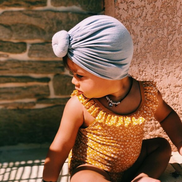 Alizée a dévoilé cette photo de sa fille Maggy, le 24 août 2020, sur Instagram.