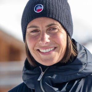 Photocall avec Alessandra Sublet, maitresse de cérémonie du 23ème festival international du film de comédie de l'Alpe d'Huez, le 18 janvier 2020. © Cyril Moreau/Bestimage