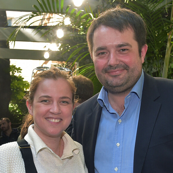 Jean-François Piège et sa femme Elodie Tavares - Défilé Bonpoint Collection printemps / été 2017 à l'Hôtel de Brancas à Paris le 6 juillet 2016. © Giancarlo Gorassini / Bestimage 