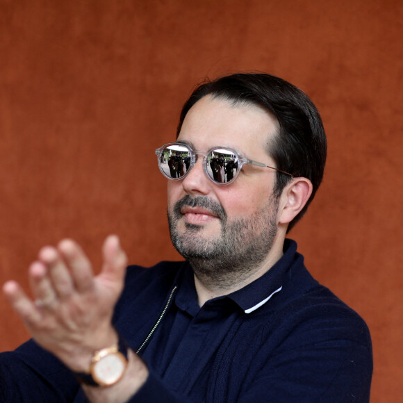 Jean-François Piège - Célébrités dans le village des internationaux de France de tennis de Roland Garros à Paris, France, le 8 juin 2019. ©Jacovides-Moreau / Bestimage 