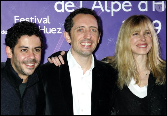 L'équipe du film "Coco" - Manu Payet, Gad Elmaleh et Pascale Arbillot au festival de l'Alpe d'Huez.