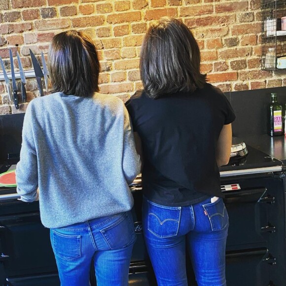 Estelle Denis et sa fille sur Instagram, novembre 2020.