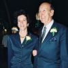 Valéry Giscard d'Estaing et sa fille Jacinte au Jumping à Bercy, il y a vingt-trois ans. © Olivier Borde/Bestimage
