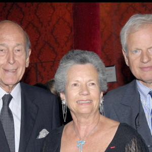 Valéry Giscard d'Estaing et sa feme Anne Aymone et leur fille Valérie Anne et son mari Bernard Fixot en 2009.
