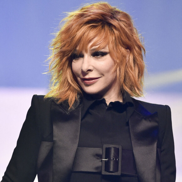 Mylène Farmer - Défilé de mode Haute-Couture printemps-été 2020 "Jean Paul Gaultier" à Paris. Le 22 janvier 2020.