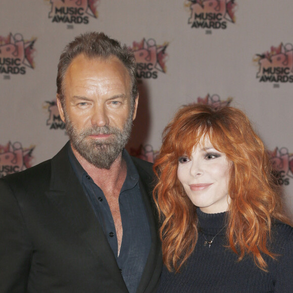 Sting, Mylène Farmer - Arrivées à la 17e cérémonie des NRJ Music Awards 2015 au Palais des Festivals à Cannes, le 7 novembre 2015. © Christophe Aubert via Bestimage