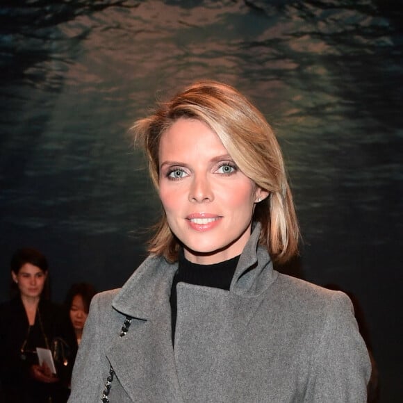 Exclusif - Sylvie Tellier - People au défilé de mode Haute Couture Printemps-Eté 2020 "Ziad Nakad" à l'hôtel Intercontinental Paris Le Grand à Paris, le 22 janvier 2020. © Pierre Perusseau/Bestimage 