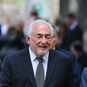 Exclusif - Dominique Strauss-Kahn (DSK) - Obsèques de Simone Veil au cimetière du Montparnasse à Paris, le 5 juillet 2017. 