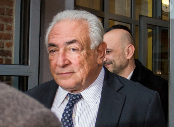 Dominique Strauss Kahn quitte son hôtel à Lille pour se rendre au tribunal, dans le cadre du procès de proxénétisme aggravé dit de "l'affaire du Carlton". Le 17 février 2015 